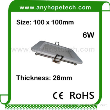 Recessed Epistar LED 6W DC24V high power led ceiling light